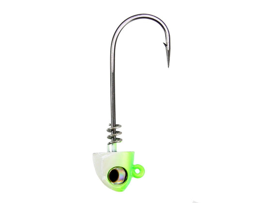 NLBN - No Live Bait Needed Screw Lock Jig Heads for 8" Paddle Tails