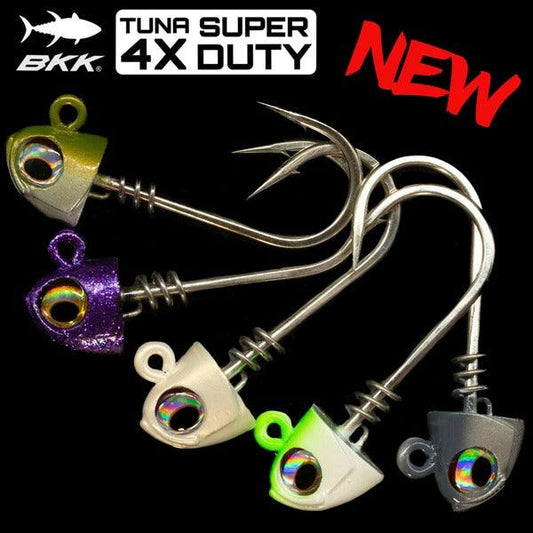 NLBN - No Live Bait Needed Tuna 4x Super-Duty Screw Lock Jig Heads - Tackle World