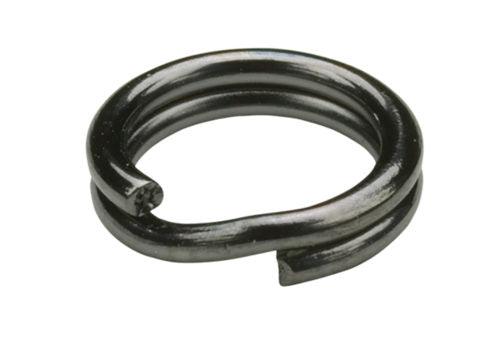 Owner Hyper Wire Split Rings Black Chrome - Tackle World