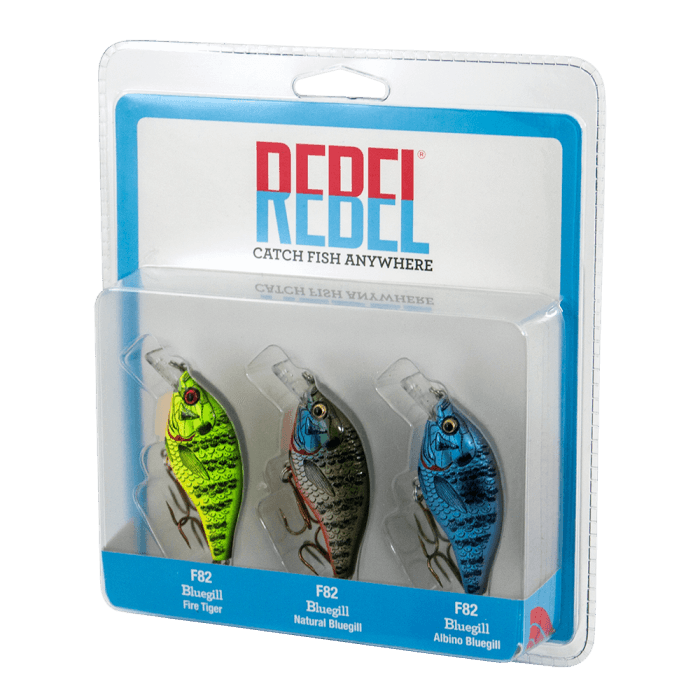 Rebel Bluegill 3 Pack Crankbaits - Tackle World