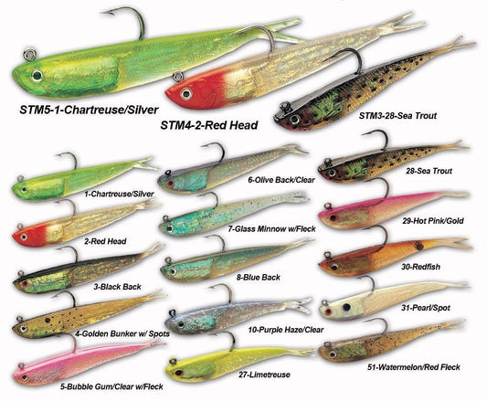 Tsunami Holographic Split Tail Minnows - Tackle World